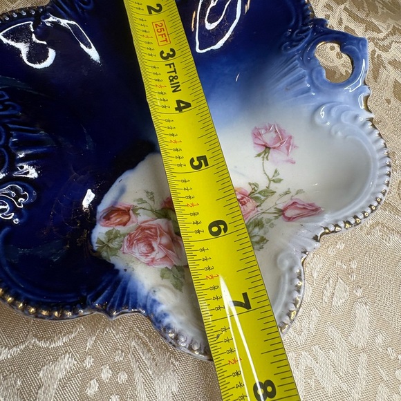 Antique Royal Bavarian Hand-Painted Porcelain Bowl - Picture 4 of 5